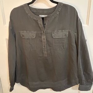 Lucky Brand Charcoal Button-Up Shirt